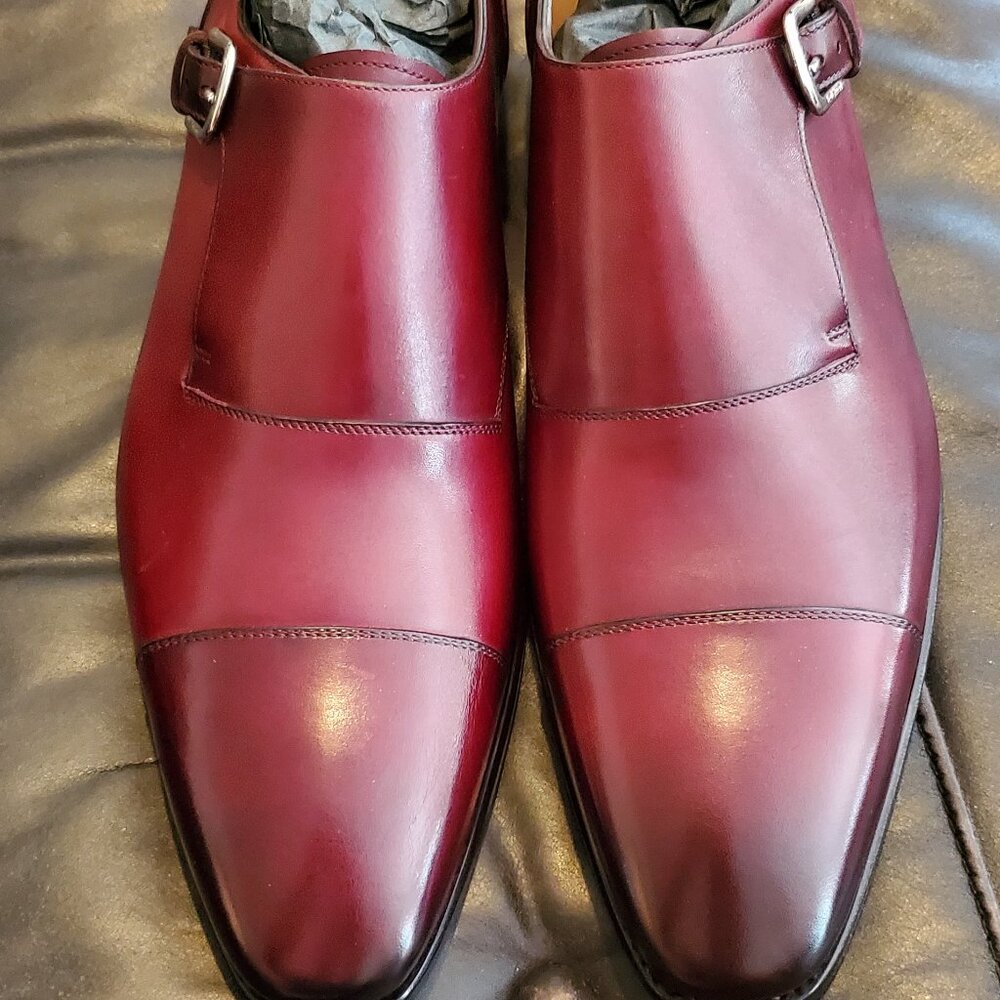 Paul Stuart Giordano Men's Shoe - Never worn in box Bordo calfskin